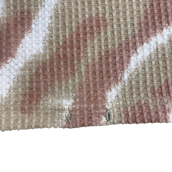CODE MODE SHIRT PINK TIE DYE CASUAL RELAXED FIT TEXTURED BOHO STRETCH SIZE M - Picture 8 of 8
